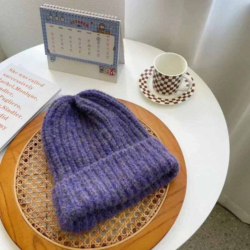 K.B. Shaws: Chic Wool Knitted Beanies for Women