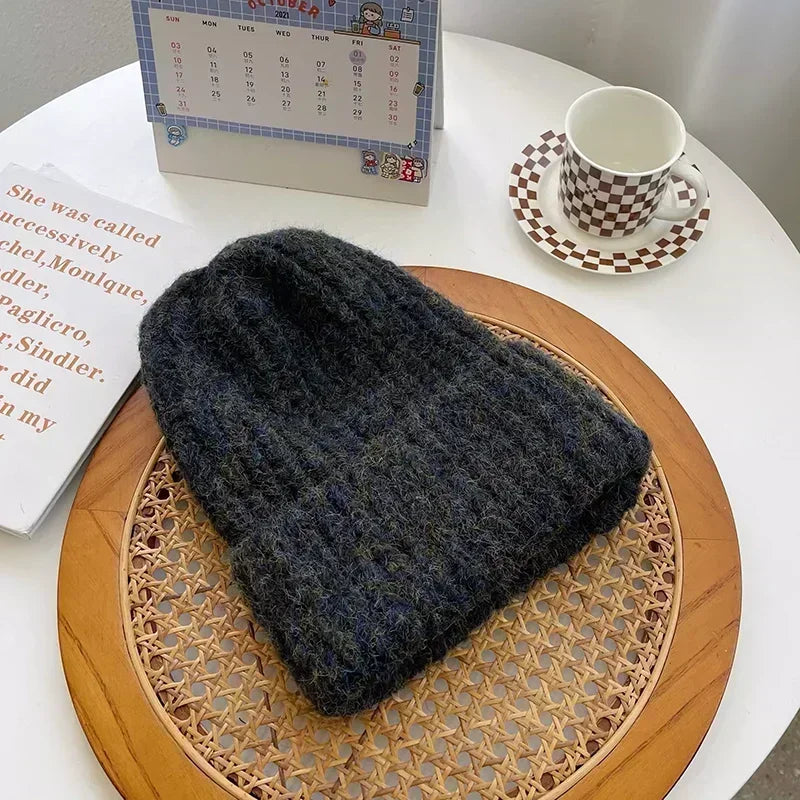 K.B. Shaws: Chic Wool Knitted Beanies for Women