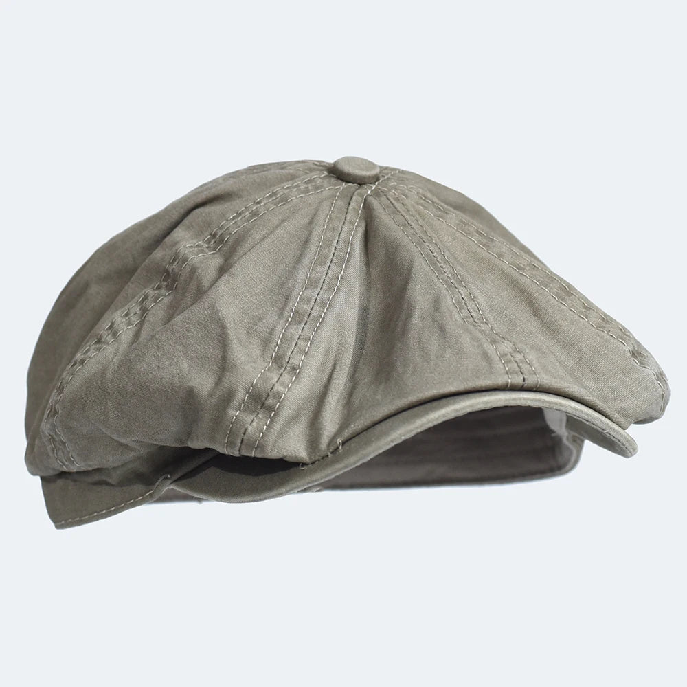 K.B. Shaws: Chic Washed Cotton Casual Cap Beret