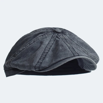 K.B. Shaws: Chic Washed Cotton Casual Cap Beret