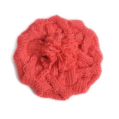 K.B. Shaws: Twisted Hemp Flower Beret