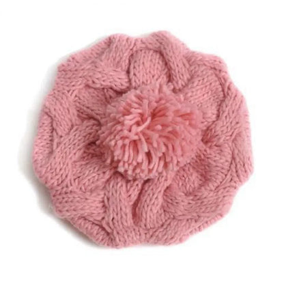 K.B. Shaws: Twisted Hemp Flower Beret